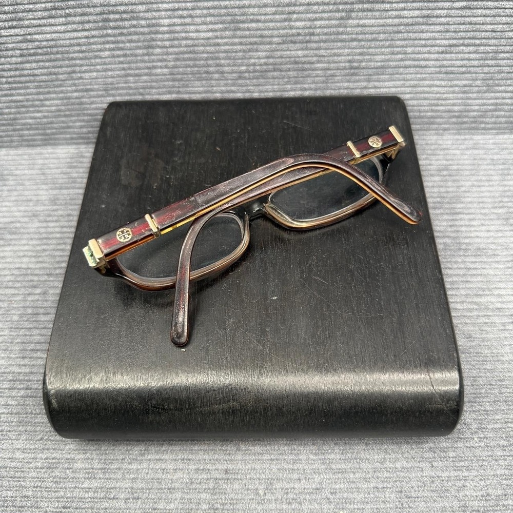Tory Burch TY 2014 924 Eyeglasses Frames Burgundy Tortoise Gold Logo 51-16-135 - Picture 8 of 9
